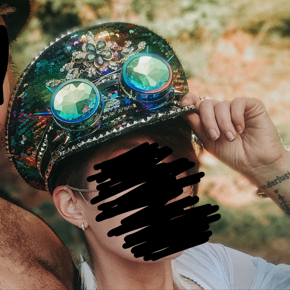 Rainbow Festival Captains Hat